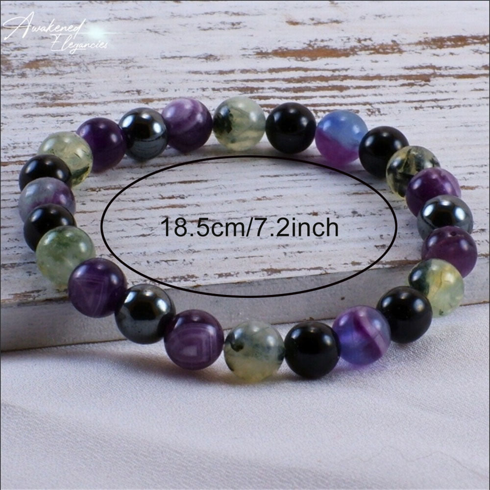 Bracelet pierre naturelle – style Rock Dark