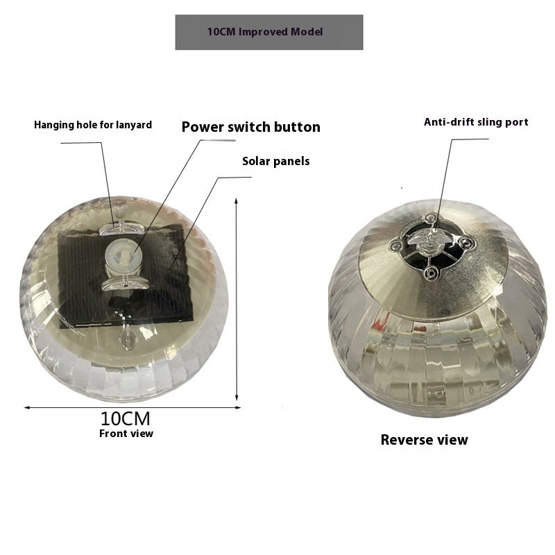 New Solar Water Float Magic Ball Lamp