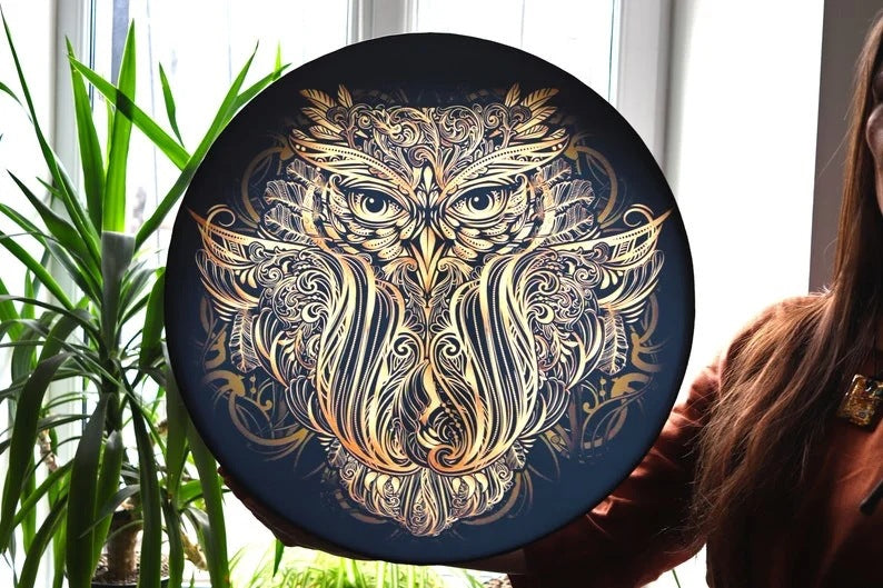 Alchemy Moon Drum  Instrument de Sonothérapie Vegan pour Chaman