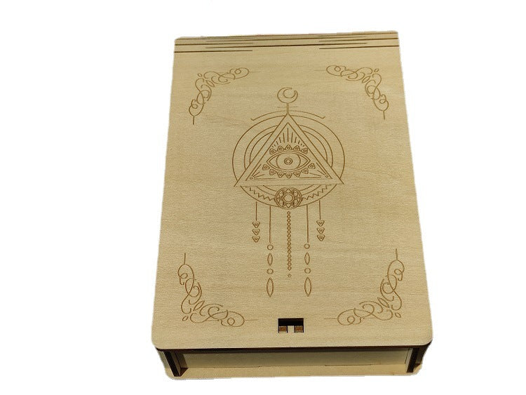 Boîte de rangement Tarot en bois