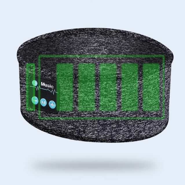 Bandeau Sport Bluetooth Sans Fil V5.0 – Musique & Appels, Bandeau de Sommeil Stéréo