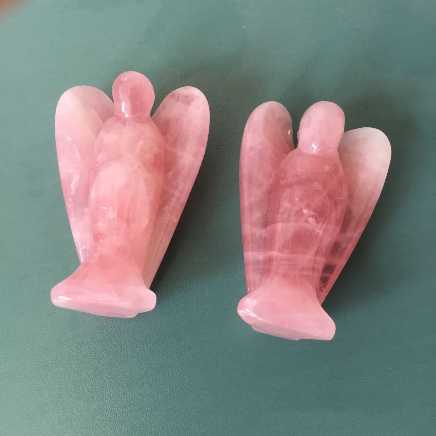 Quartz Rose Ange des Vœux  Cristal d’Énergie Spirituelle