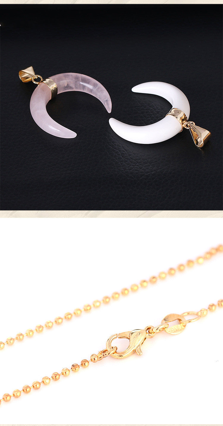 Pendentif spirituel en pierre naturelle