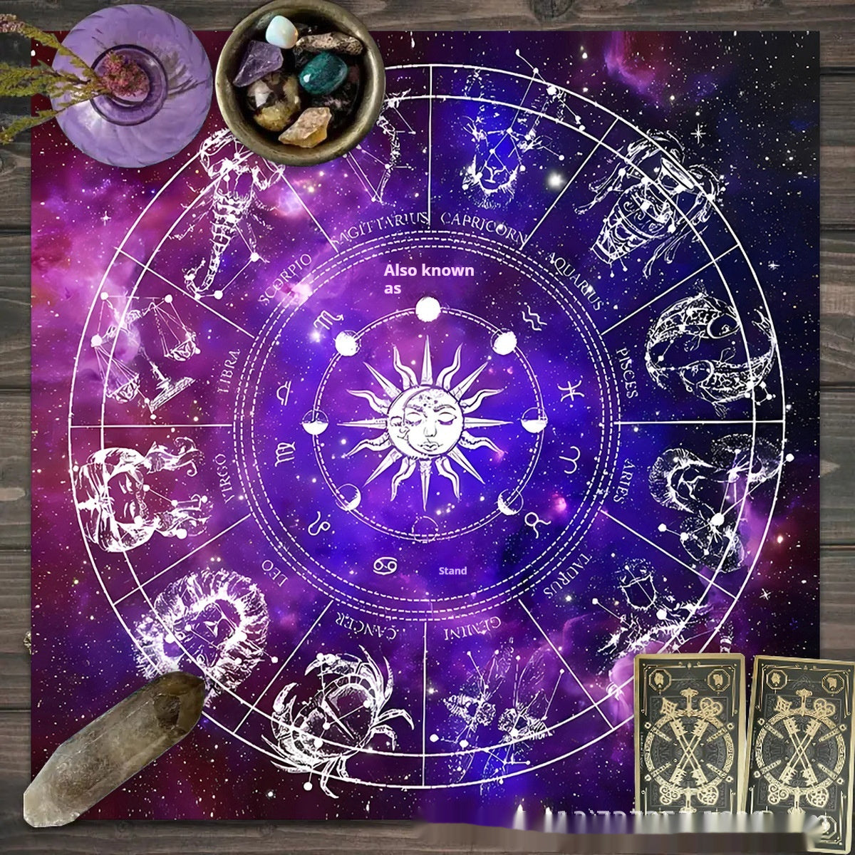 Altar d’autel Enchantée Élevez vos rituels avec lune, fleurs et papillons