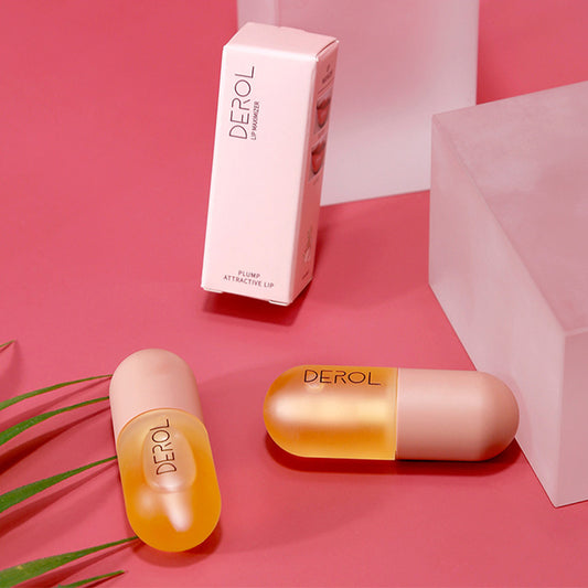 Huile Repulpante pour les Lèvres Jour & Nuit. Brillance, Hydratation et Soin Réparateur