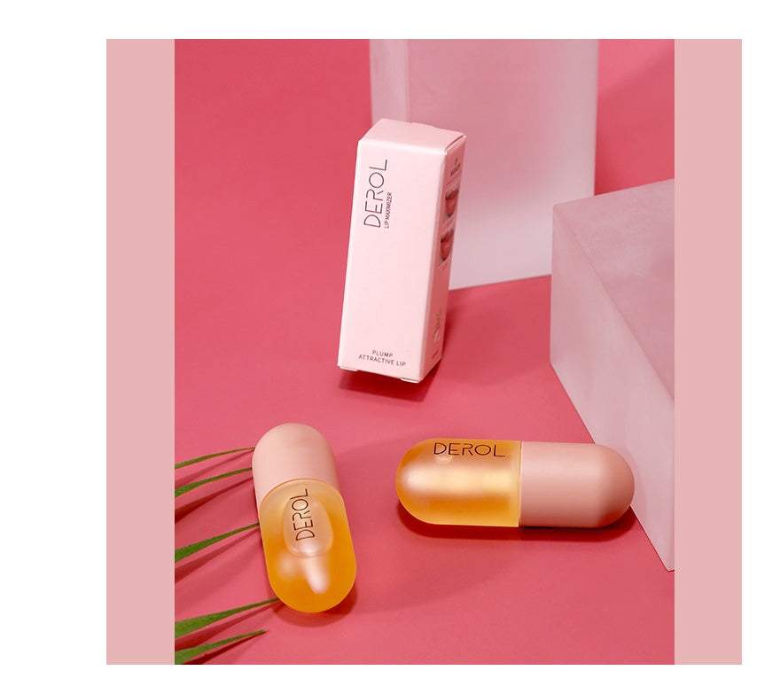 Huile Repulpante pour les Lèvres Jour & Nuit. Brillance, Hydratation et Soin Réparateur