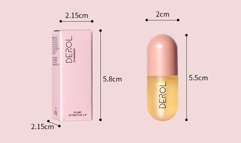 Huile Repulpante pour les Lèvres Jour & Nuit. Brillance, Hydratation et Soin Réparateur