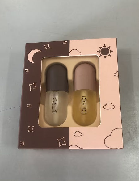 Huile Repulpante pour les Lèvres Jour & Nuit. Brillance, Hydratation et Soin Réparateur