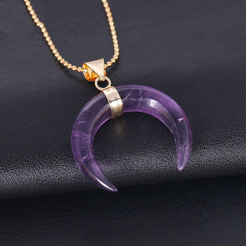 Pendentif spirituel en pierre naturelle
