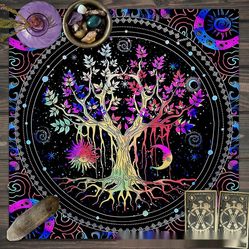 Altar d’autel Enchantée Élevez vos rituels avec lune, fleurs et papillons