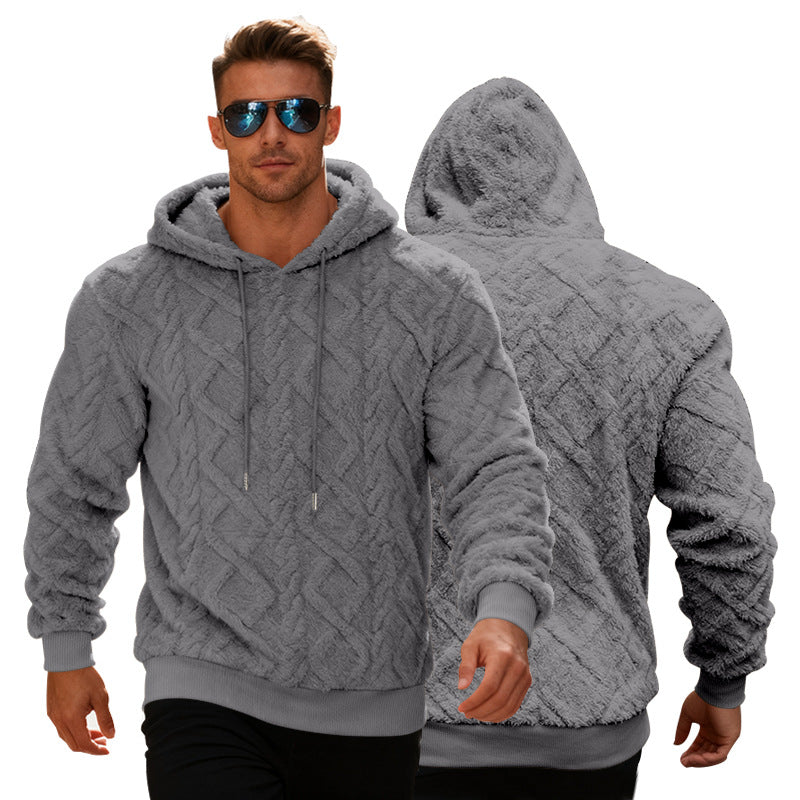 Sweat à capuche polaire chaud  Coupe ample