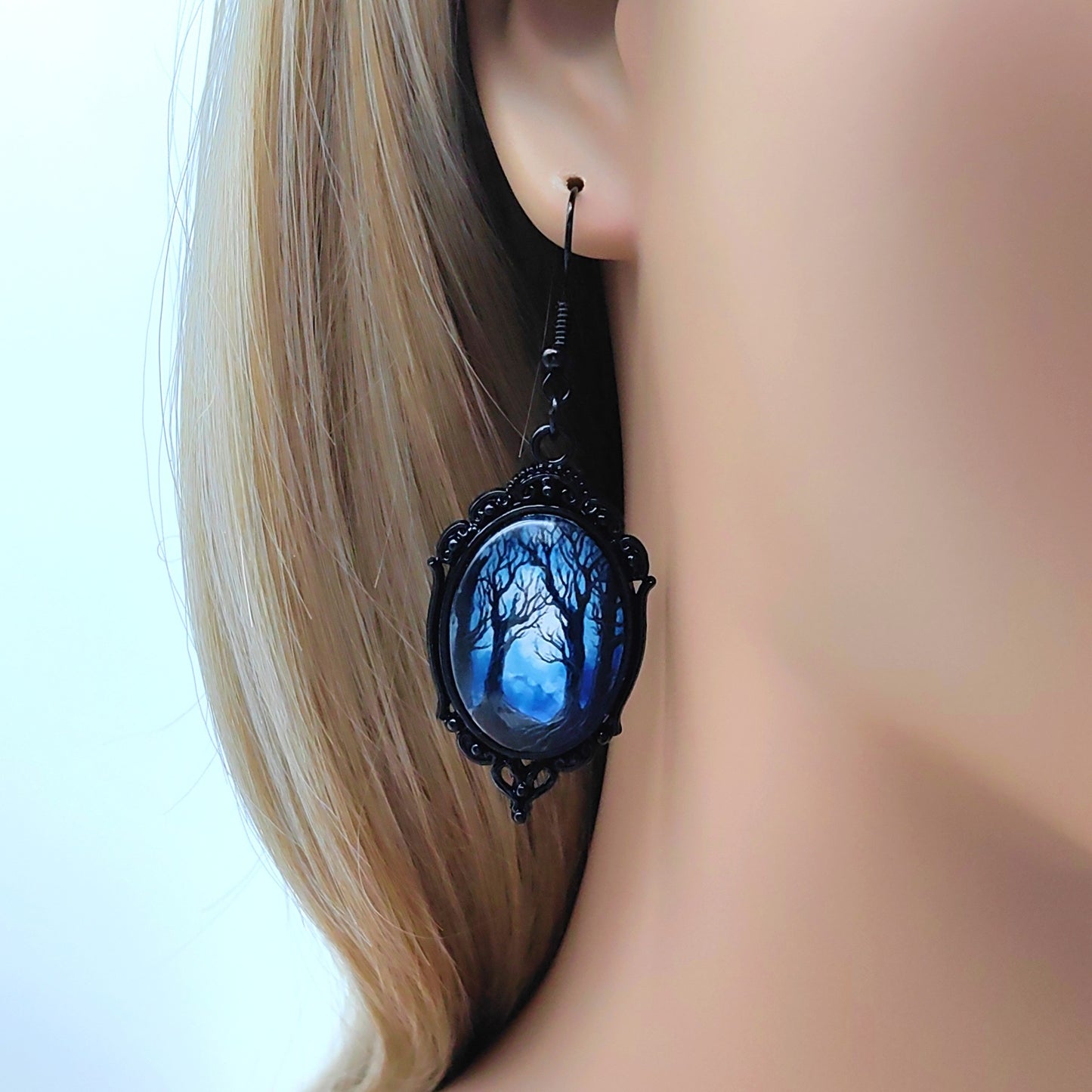 Set Bijoux Arbre de Vie & Sorcière – Collier et Boucles d’Oreilles