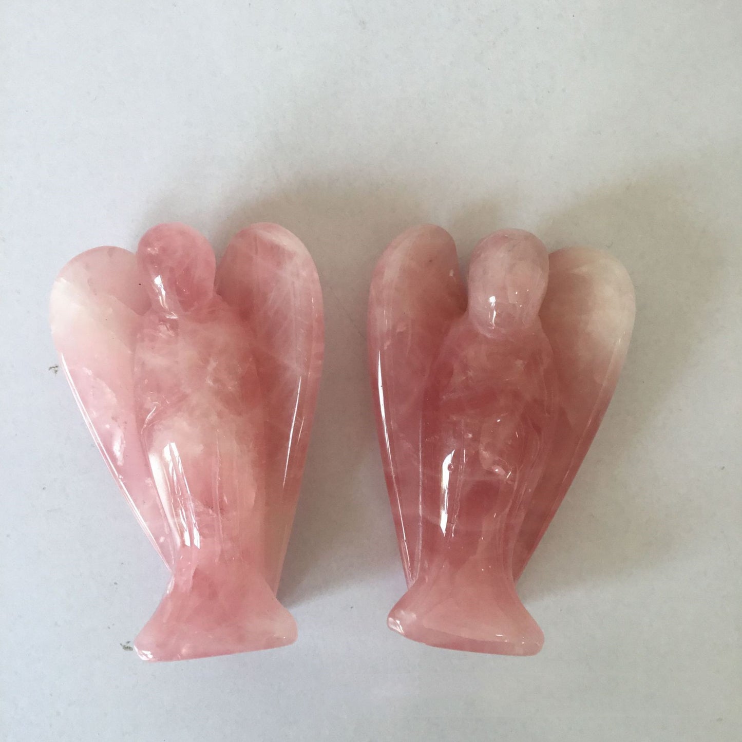 Quartz Rose Ange des Vœux  Cristal d’Énergie Spirituelle