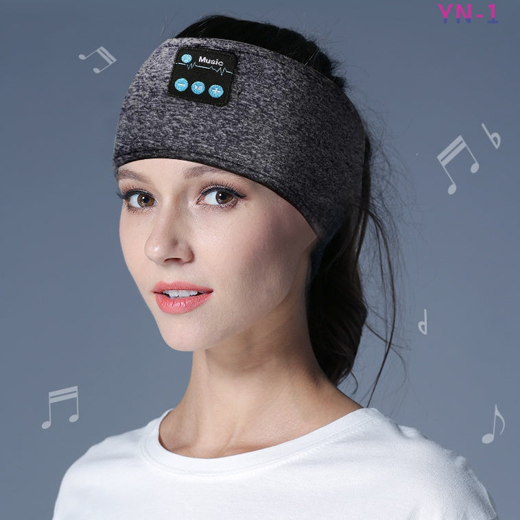 Bandeau Sport Bluetooth Sans Fil V5.0 – Musique & Appels, Bandeau de Sommeil Stéréo