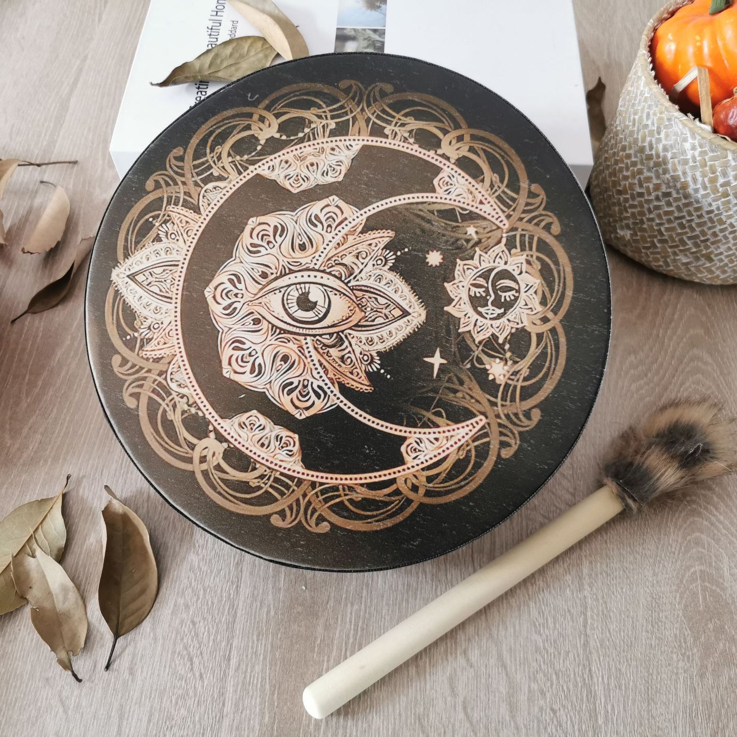 Alchemy Moon Drum  Instrument de Sonothérapie Vegan pour Chaman