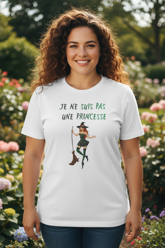 T-Shirt —Je ne suis pas une princesse / C'est moi qui ai changé le prince en grenouille"