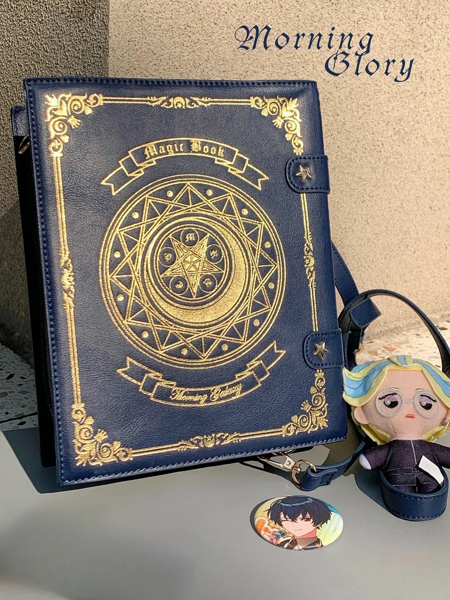 Sac d’Épaule Livre Magique Style Rétro