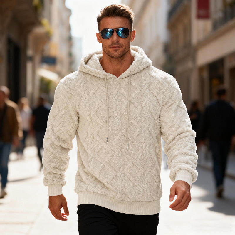 Sweat à capuche polaire chaud  Coupe ample
