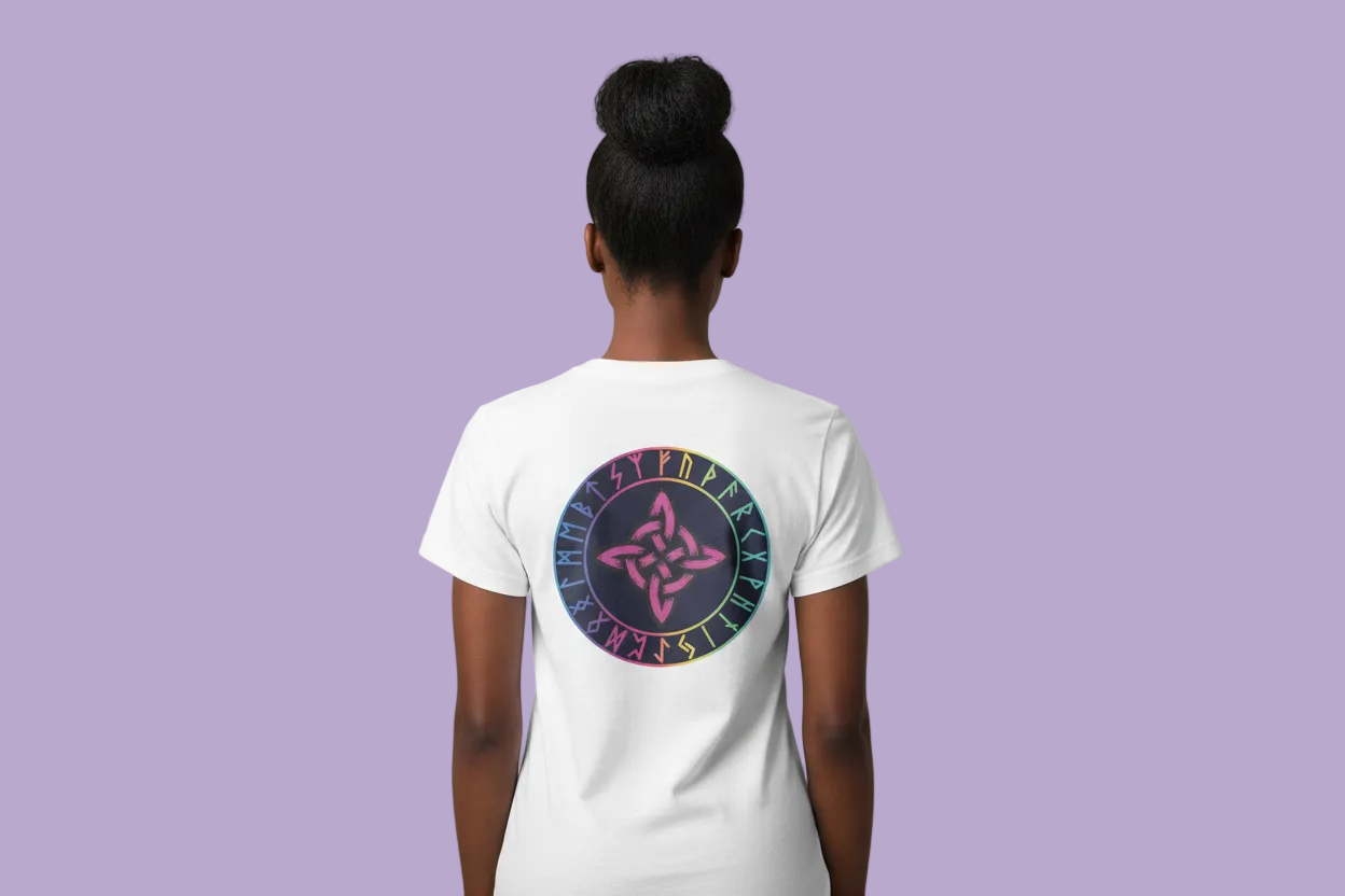 Witch Silhouette Tee — "Trop Puissante Pour Me Faire Petite" Graphic Shirt