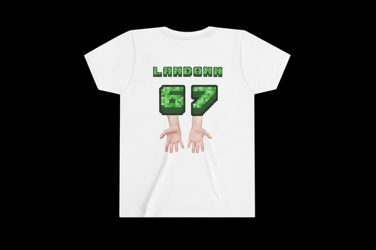 Personalisé '6-7' Gamer T-Shirt.                                 (Pour éviter les surprise revient a 43$ taxes et shipping inclus)