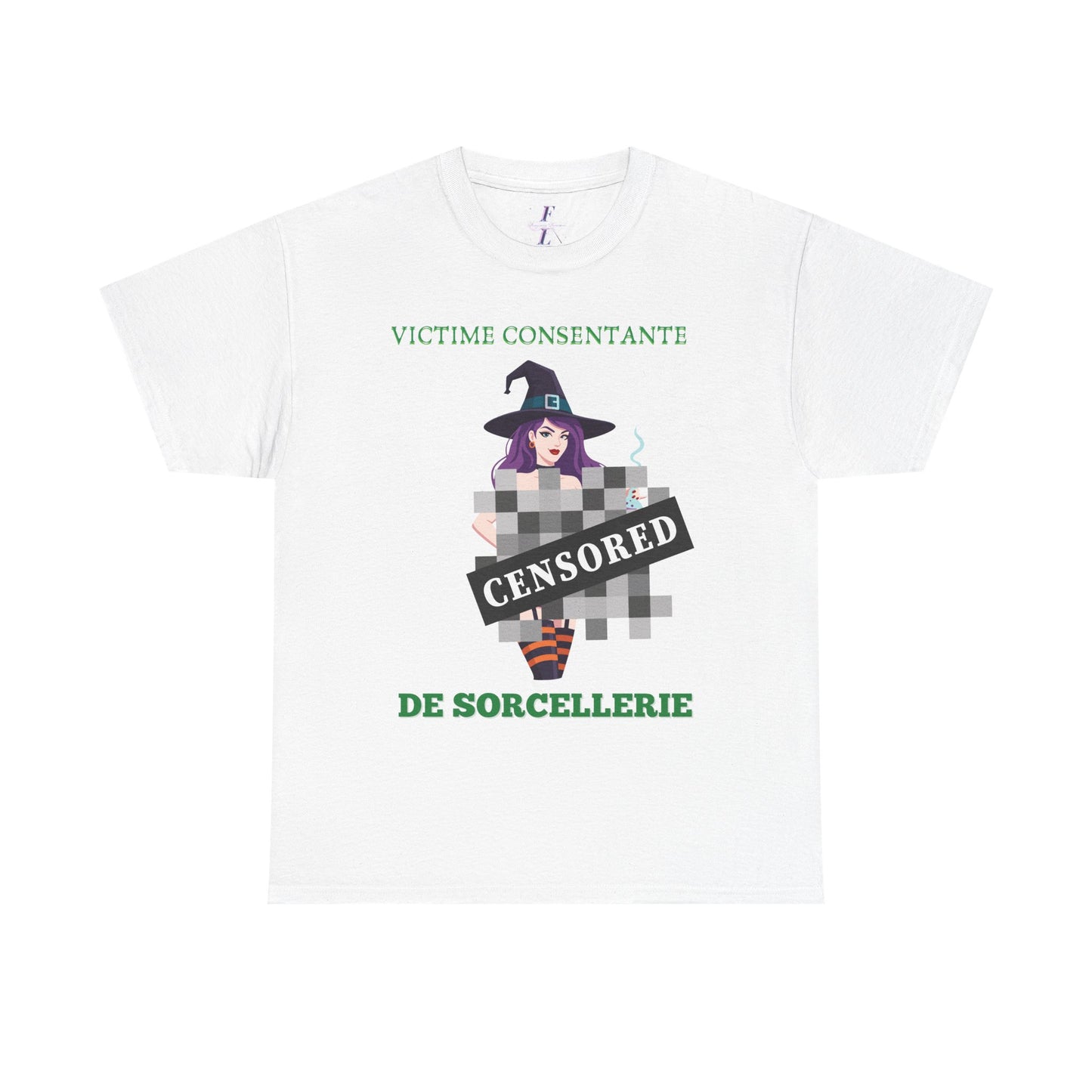 Homme T-Shirt "Victime Consentante de Sorcellerie"