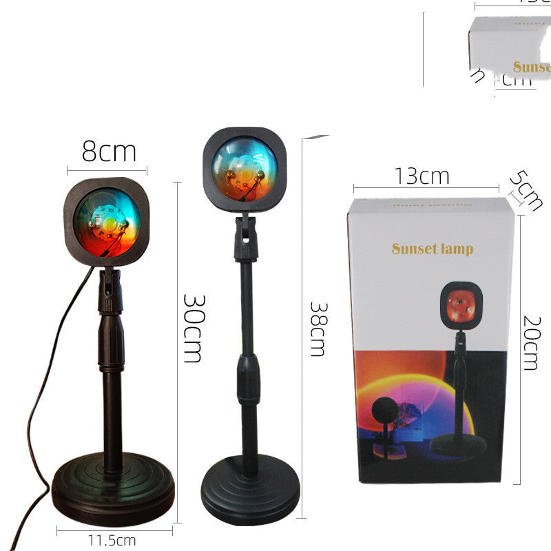 Lampe Projecteur Coucher de Soleil – Lumière d’Ambiance LED pour Chambre et Salon