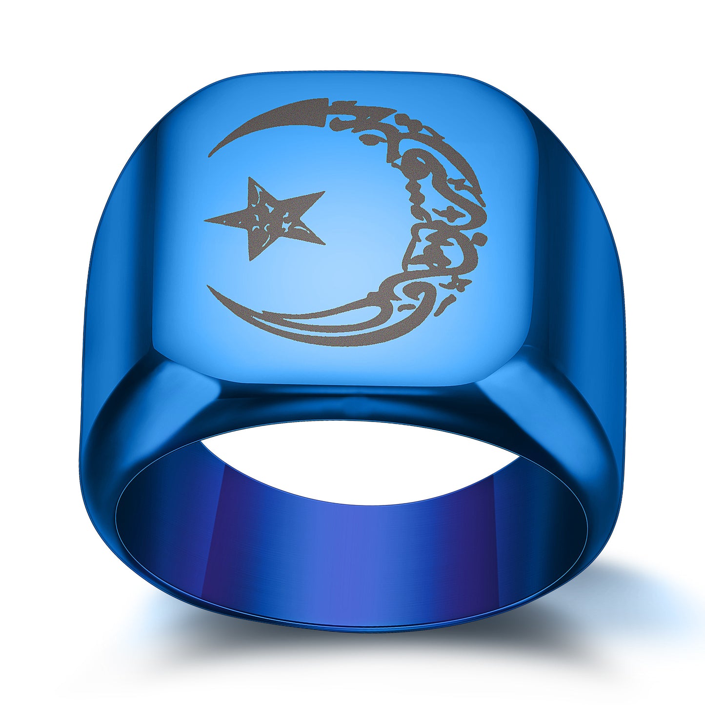 Bague Mystique en Acier Titane