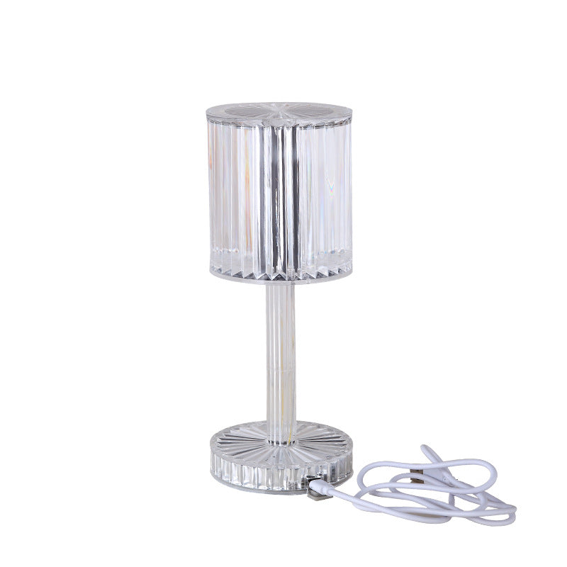 Lampe de Chevet Cristal Tactile Dimmable – Éclairage Élégant