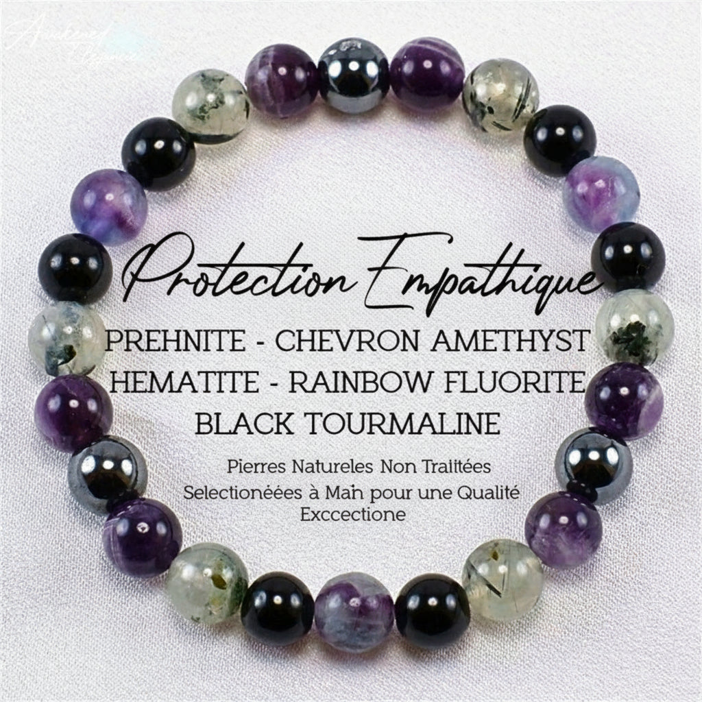 Bracelet pierre naturelle – style Rock Dark