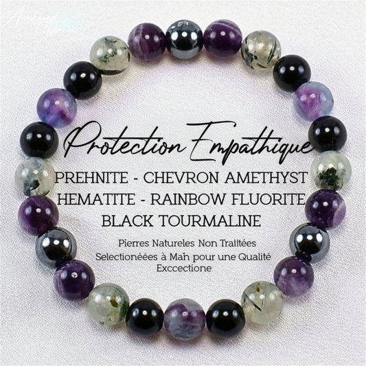 Bracelet pierre naturelle – style Rock Dark