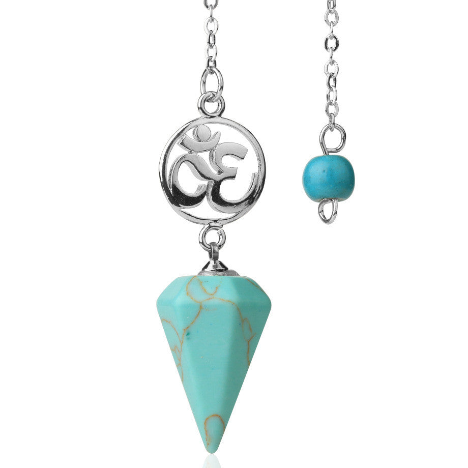 Pendule spirituel en pierre brute  Bijou énergétique