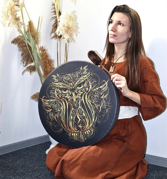Alchemy Moon Drum  Instrument de Sonothérapie Vegan pour Chaman