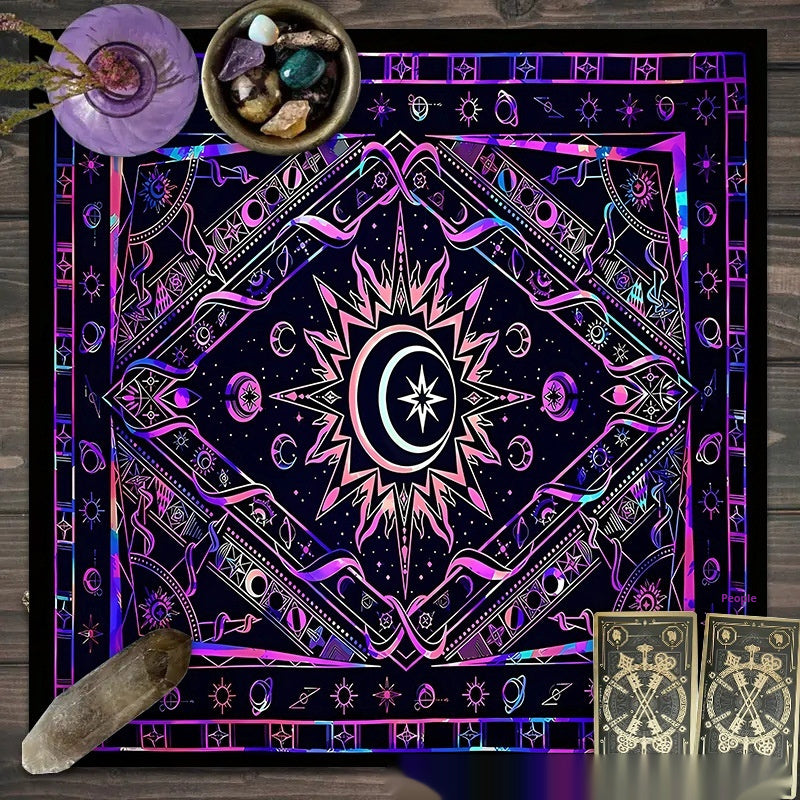 Altar d’autel Enchantée Élevez vos rituels avec lune, fleurs et papillons
