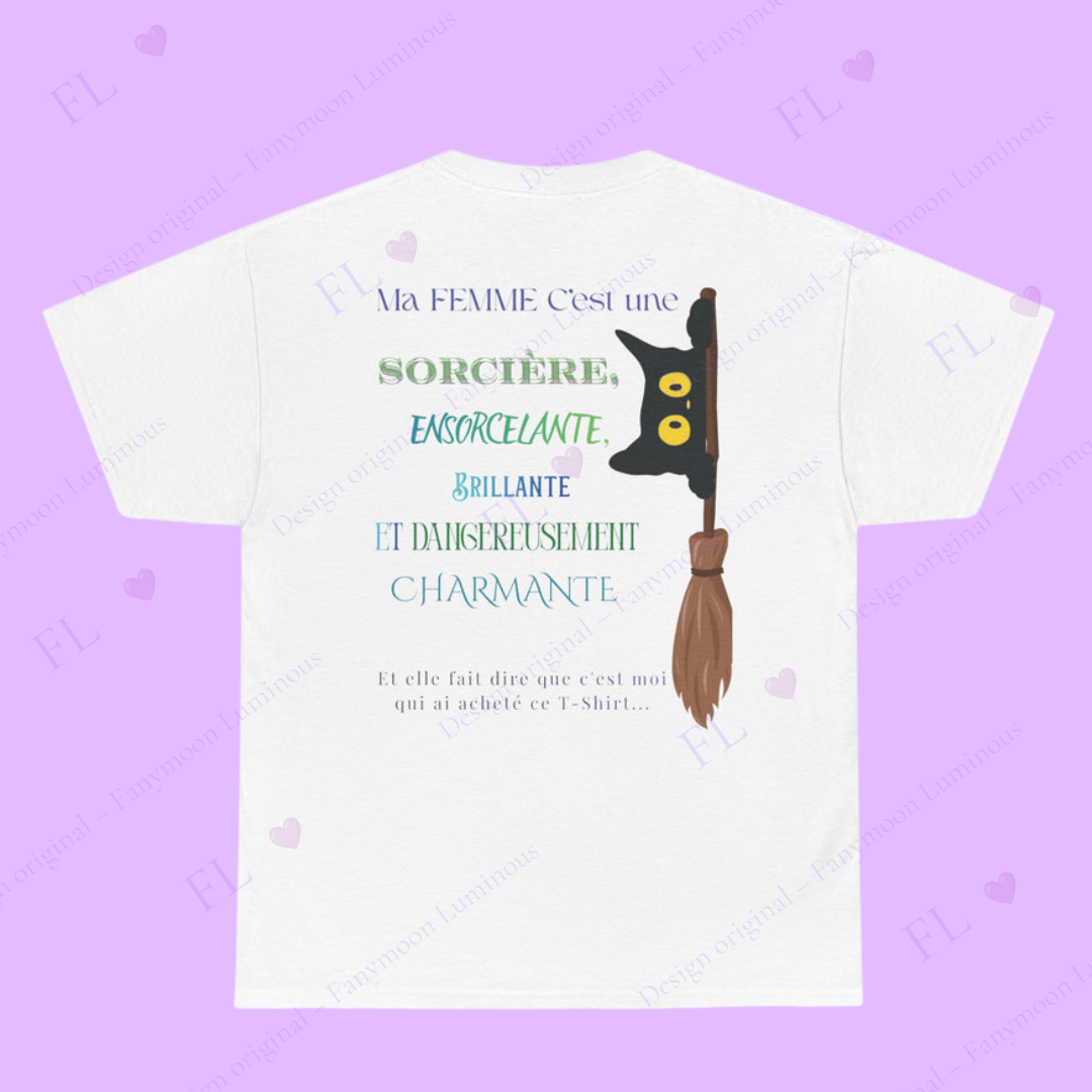 Homme T-Shirt "Victime Consentante de Sorcellerie"