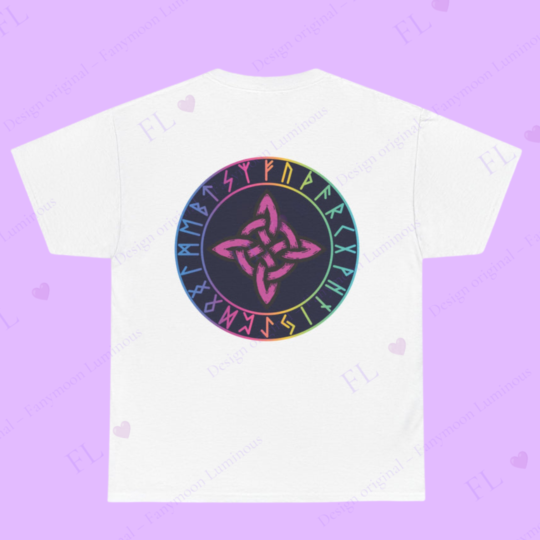 Witch Silhouette Tee — "Trop Puissante Pour Me Faire Petite" Graphic Shirt